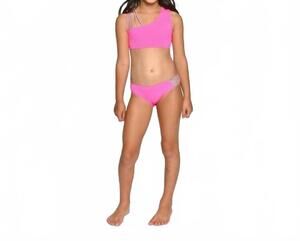 NEW PEIXOTO girls' olivia bikini set in pebble haute pink
